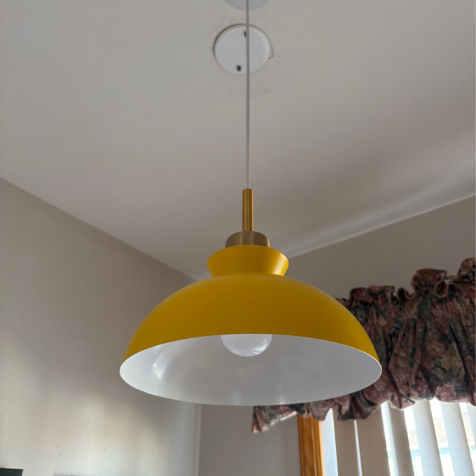 Wrought Studio™ Gibran 1 - Light Single Pendant & Reviews | Wayfair